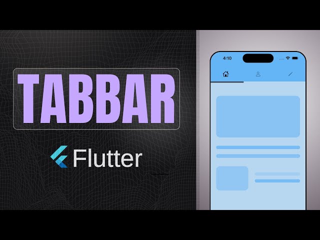 TabBar widget | Flutter