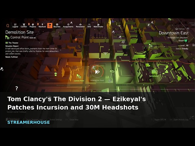 Tom Clancy's The Division 2 — Ezikeyal's Patches Incursion and 30M Headshots