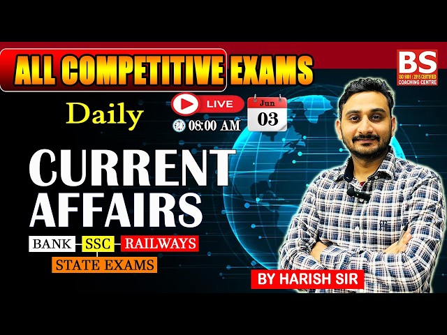 Daily Current Affairs 03-06-2026 | Most Important Questions | SSC, Banking, Railway Exams | #ssc