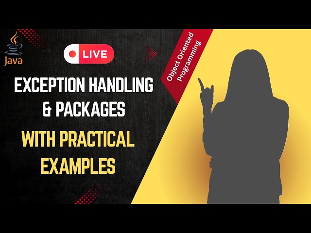 Exceptions Handling and Packages in Java OOP | Online Practical Class for Beginners