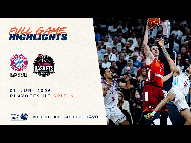 FC Bayern Munich Basketball vs. Telekom Baskets Bonn - Full Game Highlights - Matchday 2, 25/26