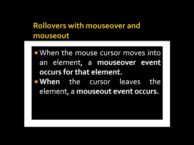 KTU IT302 | JavaScript Event Handling | load | mouse move | event Object |
