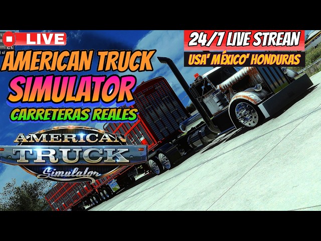 🔴LIVE American Truck Simulador  Carreteras Reales jugando desde GFORNOW ANDROID PETERBILT 359