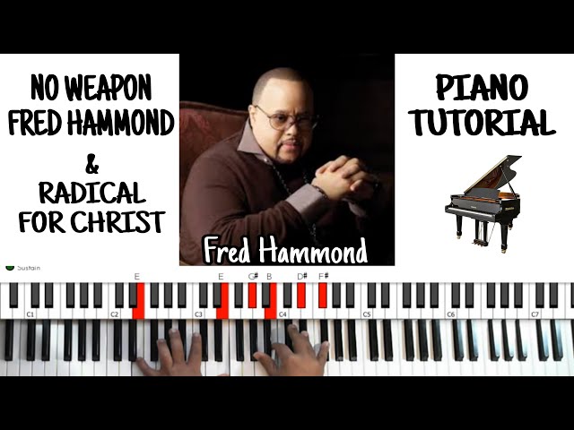 No Weapon (by Fred Hammond) - Piano Tutorial