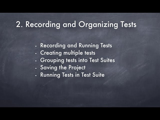 2. Record, Run and Organize Tests in the new Selenium IDE (2019)