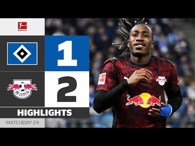Diomande Turns It Around! | HAMBURGER SV - RB LEIPZIG | Highlights | Matchday 24 – Bundesliga