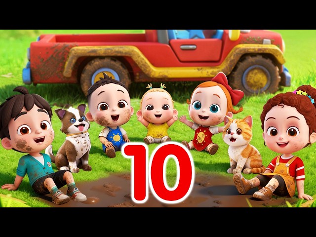 Push Push! The Car Is Stuck! 🚗 | Counting Song 1–10 for Kids | LiaChaCha