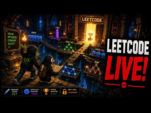 LEETCODE & HANGOUT LIVE! LeetCode Challenge Night