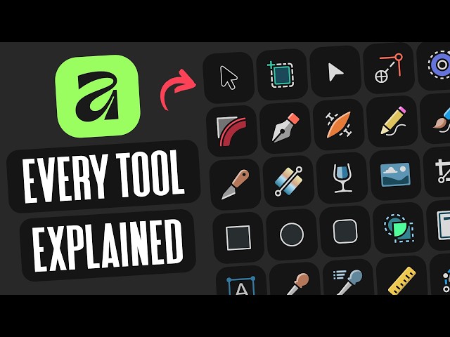 All 28 Affinity Vector Tools Explained In 10 Minutes