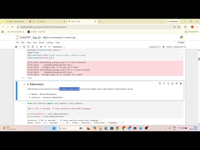 Day 23 - Natural Language Processing (NLP) Complete Tutorial | NLP Basics, Text Processing & Python