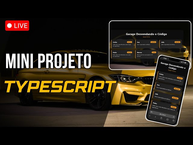 Mini Projeto TypeScript na Prática | POO no Front-End do Zero