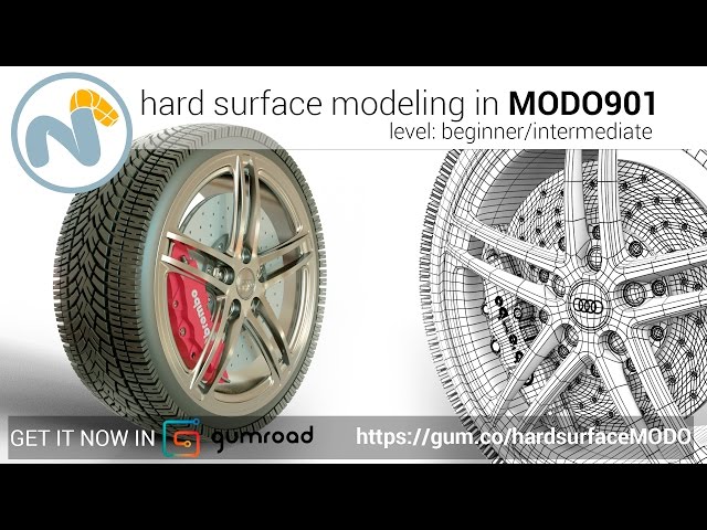 Learn hard surface modeling with MODO901