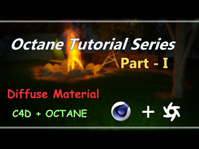 Octane Tutorial Series Part 1 | Basics of creating  diffuse material!