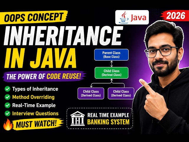 311. Inheritance OOPS Concept in Java (Selenium Java 2026)