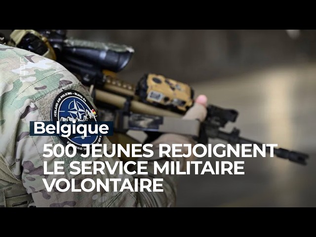 500 young Belgians to join volunteer military service in September - RTBF Info