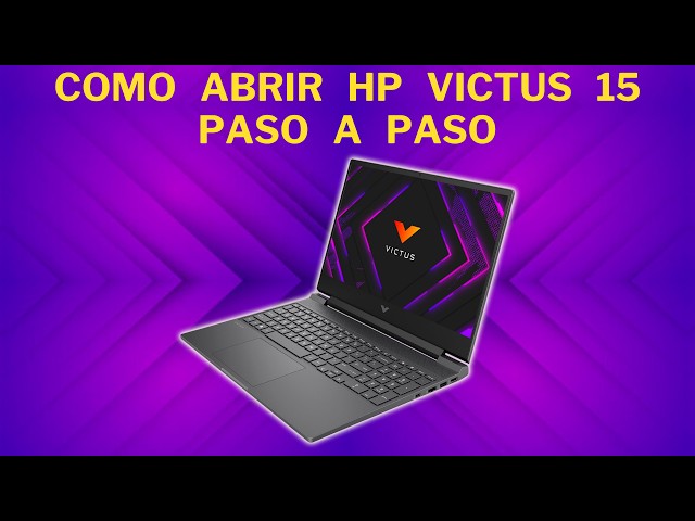 Como abrir HP Victus 15 FA2701LA para instalar RAM, HDD, SDD, o Mantenimiento Paso a Paso | SOPTECO