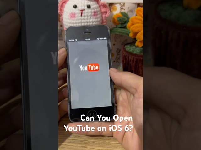 Opening YouTube App on iOS 6 in 2025 – Still Works? #ios6 #apple