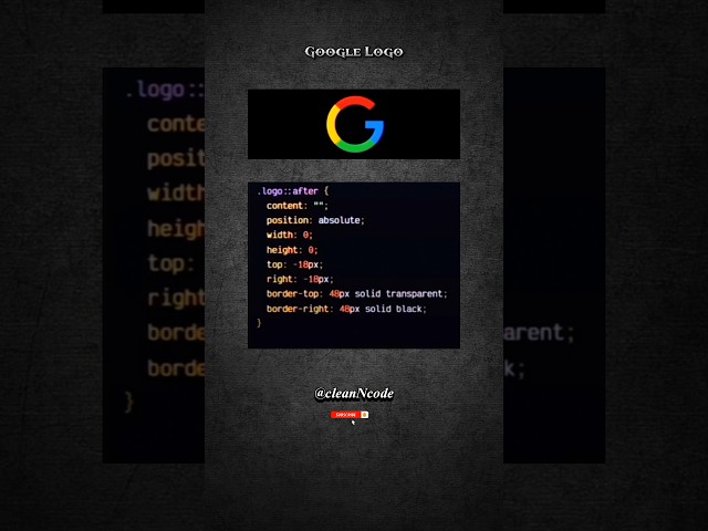 Google Logo🌟#html #css #javascript #google #logo #css3 #htmlcss #tutorial #learning #coding