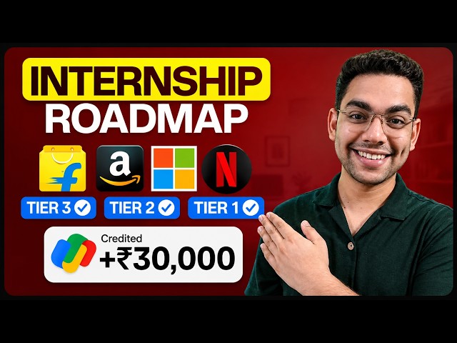 Internship Roadmap Step by Step From Zero!