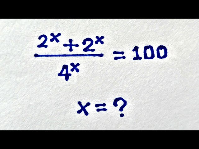 USA | Only Geniuses Can Solve This Exponents Question!