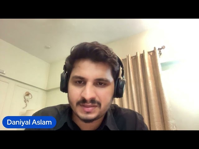 Technical Introduction | Daniyal Aslam, Senior Software Engineer
