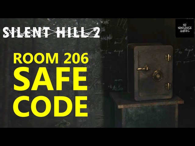 Silent Hill 2 Safe Combination - Room 206 Safe Code - Wood Side Apartments