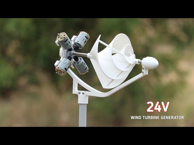 Making 24V Generator Using Wind Turbine