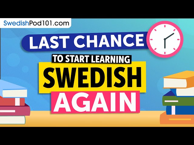 Last Chance! Free 100-Page Swedish PDF Lesson Pack Giveaway