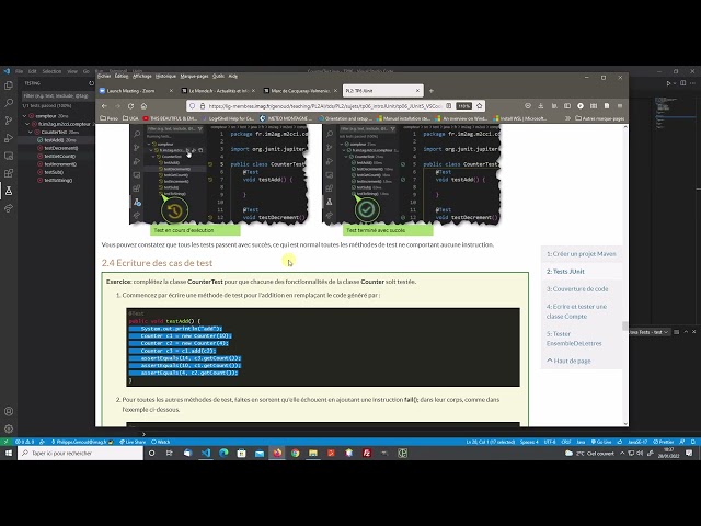 Créer et exécuter des test unitaires JUnit avec VSCode