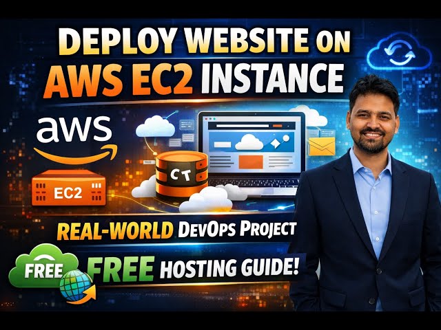 Deploy Website on AWS EC2 Instance | Real-World DevOps Project | Free Hosting Guide