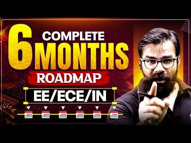 GATE 2027 : 6 Month Preparation Strategy for EE, ECE & IN – Full Roadmap