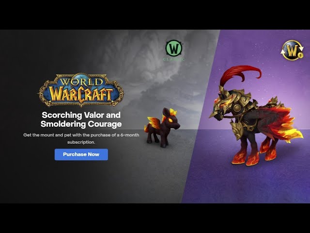 World of Warcraft Smoldering Courage Pets Mists of Pandaria Classic 4k