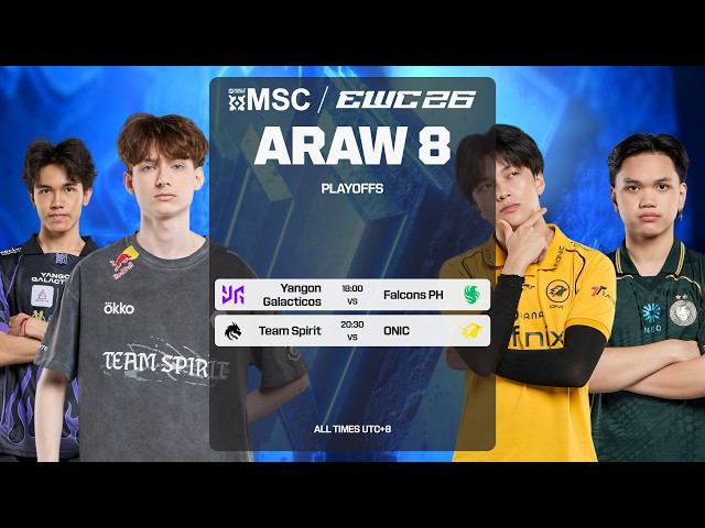 [LIVE] | MSC SA EWC Knockout Stage Araw 3 | (PH)