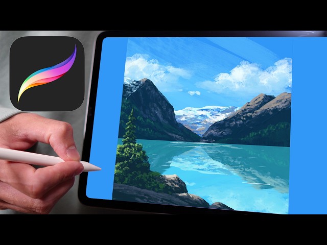 Paint With Ease & Freedom, Forget The Details - PROCREATE TUTORIAL 283