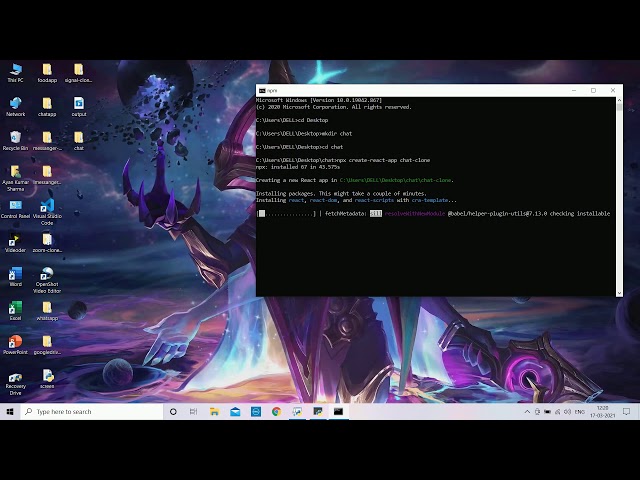 React - Creating Our First App with  Npm And  Node.js in Visual Studio Code