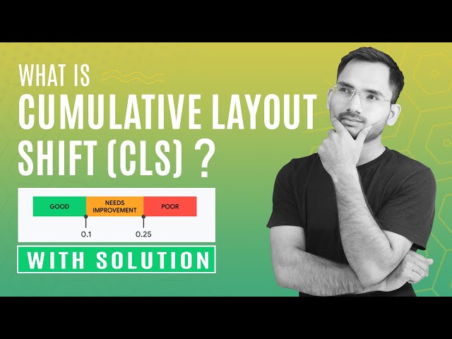What is Cumulative Layout Shift (CLS) core web vitals issue with solution that by NexGen