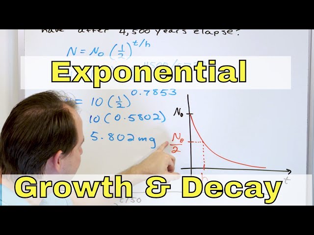 12 - What is Exponential Growth & Decay? (Half Life & Doubling Time) - Part 1
