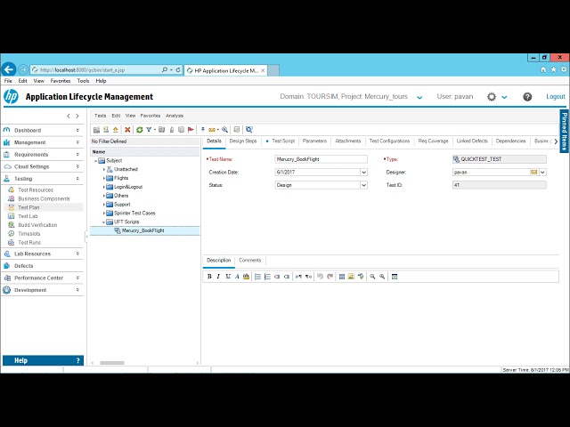 HP ALM - UFT - ALM Integration OR QTP-QC Integration