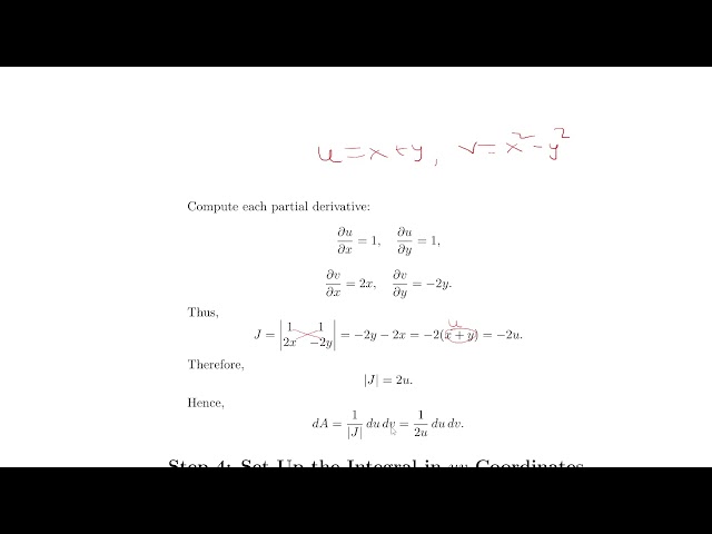 The Jacobian Trick: Solving (x−y)e^(x^2−y^2) over Hyperbolic Regions