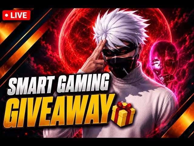 🔴[LIVE] 💎10000 DAIMONDS SMART GAMING💎LIVE GIVEAWAY CUSTOM ROOM | FF LIVE DIAMOND GIVEAWAY |