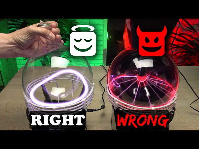 Dancing Donut of PLASMA! | Crazy Plasma Toroid donated by EngineDIY | Overpowering a Plasma Globe
