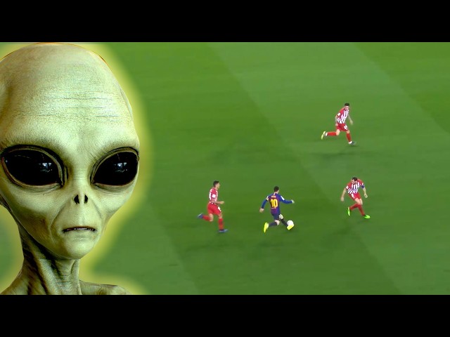 100 ALIEN Dribbles by Lionel Messi