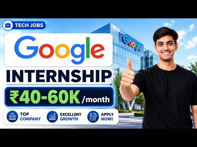 🔥 Google Off-Campus Hiring | 12-Month Apprenticeship + Backend Java Internship | Freshers Apply