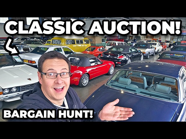 Classic Car Auction 'Bargain Hunting' @ Hobbs Parker Car Auction - April 2025