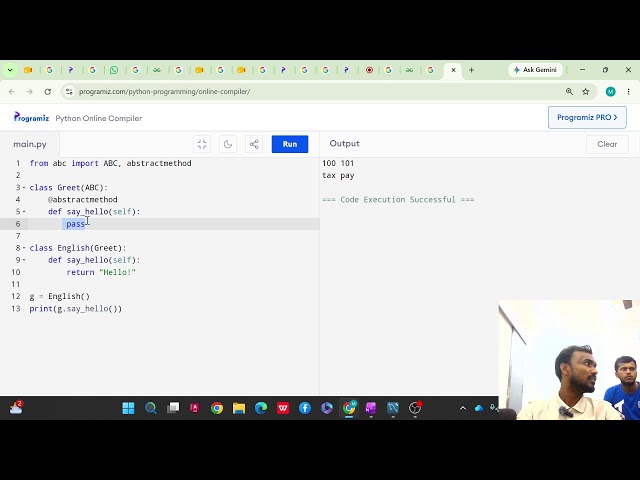 Static Function Keyword and Abstraction In Python In Hindi