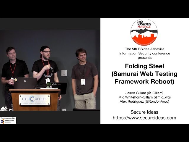 Folding Steel Samaurai Web Testing Framework Reboot