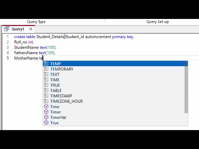 How to create big table in Microsoft Access SQL माइक्रोसॉफ्ट एक्सेस में एसक्यूएल टेबल बनाना सीखें