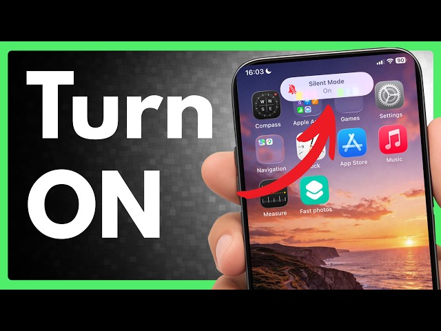 iPhone Turn on Silent Mode