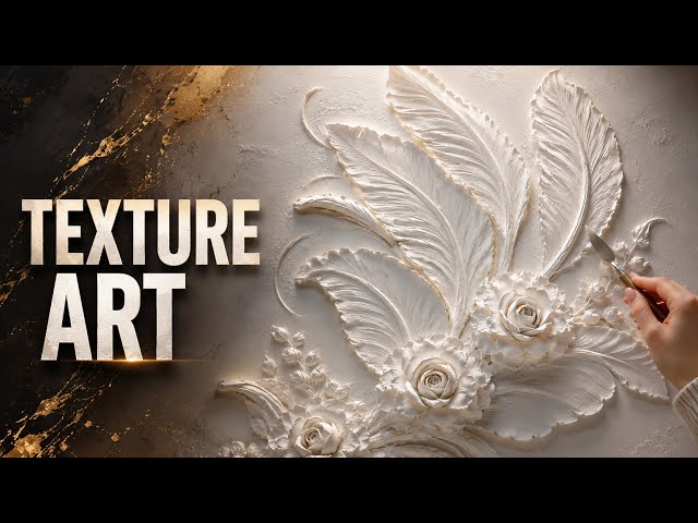 I Turned Simple Leaves Into a 3D Masterpiece! 🌿✨ Texture Art Tutorial💥😱