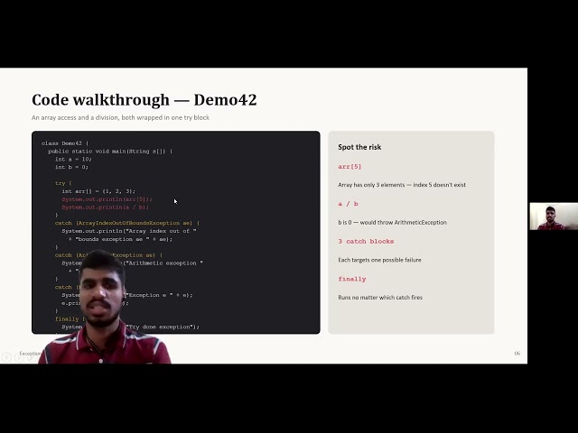 EXCEPTION HANDLING | | JAVA PROGRAMING